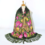 Printing,Tassel,Shawl,Scarf,Mexican,Scarf