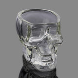 100ml,Clear,Glass,Clear,Skull,Water,Creative,Transparent,Drinking,Glass