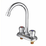 Kitchen,Water,Handle,Faucet,Double,Spout,Basin,Mixer,Bathroom