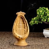 Ceramic,Mountain,Waterfall,Smoke,Backflow,Incense,Burner,Holder,Decorations