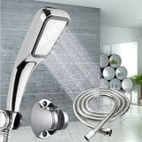 Handheld,Shower,Pressure,Streamline,Water,Saving,Rainfall,Bathroom,Filtered,Spray,Chrome,Plated,Booster,Showerhead,Holes,Shower