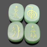 Engraved,Reiki,Symbol,Healing,Energy,Sanskrit,Crystal,Stone,Stone,Decorations