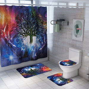 Bathroom,Carpet,Shower,Curtain,Bathroom,Waterproof,Decoration