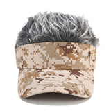 Camouflage,Synthetic,Hairpiece,Peaked,Toupee,Fishing,Hunting,Tactical