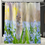 Honana,Bathroom,Waterproof,Shower,Curtain,Animal,Rabbit,Pattern,Toilet,Cover,Pedestal,Bathroom,Decor