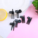 Animal,Fruit,Picks,Cartoon,Black,Children,Toothpick,Novelties