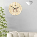 Loskii,CC041,Creative,Clock,Clock,Cartoon,Clock,Office,Decorations