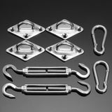 Stainless,Steel,Outdoor,Shade,Canopy,Fixing,Fittings,Hardware,Accessory,Tools
