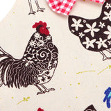 Chicken,Figure,Saddle,Apron,Feather,Cotton,Jacket,Protection,Aprons