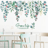 Removable,Nordic,Style,Green,Stickers,Living,Bedroom,Dining,Kitchen,Decals,Murals