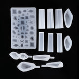 Crystal,Epoxy,Silicone,Pendant,Mould,Transparent,Jewelry,Making,Crafting,Decorations