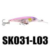 SeaKnight,SK031,Suspending,Minnow,Fishing,Minnow,Hooks