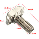 Suleve,M6T30,10Pcs,Carbon,Steel,European,Standard,Screws