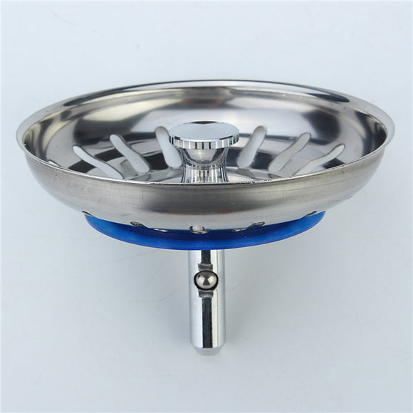 Stainless,Steel,Kitchen,Strainer,Stopper,Waste,Filter