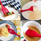 Silicone,Cooking,Slotted,Turner,Spoon,Ladle,Spaghetti,Server,Scrapers,Whisk,Tongs,Kitchen,Utensils