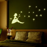 Dandelion,Stars,Fluorescent,Luminous,Paste,Stickers,Night,Light,Living,Decor,Sticker