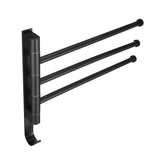 Black,Angle,Towel,Holder,Hanger,Rotating,Bathroom,Kitchen