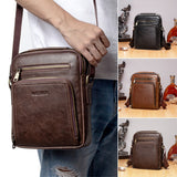 Men's,Leather,Crossbody,Shoulder,Messenger,Business,Travel,Handbag