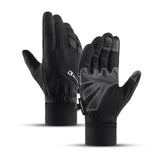 KYCILOR,Leather,Gloves,Fleece,Touchscreen,Finger,Sports,Gloves,Waterproof,Windproof,Skiing,Hiking,Outdoor,Golves