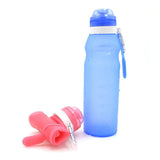 AUGIENB,600ml,Silicone,Folding,Water,Bottle,Sports,Camping,Bicycle,Cycling,Fitness,Water,Kettle