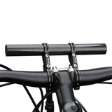 Bicycle,Double,Handlebar,Extension,Mount,Carbon,Fiber,Extender,Light,Holder