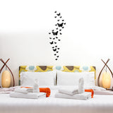 Honana,30PCS,Butterfly,Combination,Mirror,Stickers,Decor,Decoration