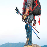 XINDA,Sections,Trekking,Aluminum,Alloy,Outdoor,Sports,Climbing,Hiling,Stick