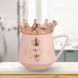 300ml,Nordic,Style,Crown,Ceramic,Simple,Coffee,Water,Breakfast