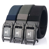 TUSHI,Metal,Press,Buckle,Men's,Tactical,Waist,120CM,3.5CM,Leisure,Nylon,Punch,Automatic,Buckle