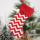 Loskii,Knitted,Christmas,Stockings,Holders,Fireplace,Hanging,Ornaments,Chrismas,Decorations