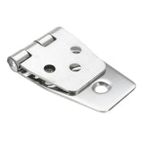 38x97mm,Flush,Hinges,Stainless,Steel,Polished,Silver,Marine