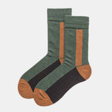 Socks,Green,Designer,Lines,Contrast,Color,Cotton,Socks