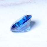 3.25ct,Sapphire,Round,Faceted,Shape,AAAAA,Loose,Gemstone,Decorations