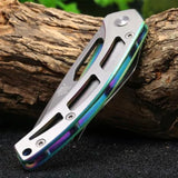 Sanremu,7021LUC,Titanium,Hunting,Knife,Pocket,Folding,Knife,Outdoor,Camping,Fishing,Knife