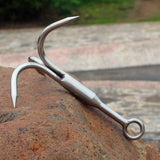 13.5cm,Grapping,Outdoor,Camping,Climbing,Carabiner,Stainless,Clasp,Survival,Accessory