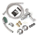 Chrome,Mounted,Bathroom,Bathtub,Shower,Faucet,Mixer,Sprayer