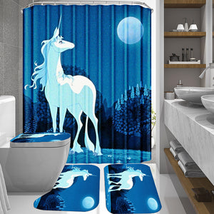 Waterproof,Unicorn,Printing,Shower,Curtain,Bathroom,Toilet,Bathroom,Decoration