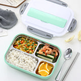 Stainless,Steel,Insulated,Bento,Lunch,Compartments,Outdoor,Camping,Picnic