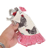 Chicken,Figure,Saddle,Apron,Feather,Cotton,Jacket,Protection,Aprons