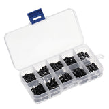 Suleve,M2NH4,Nylon,Screw,Black,Screw,Nylon,Standoff,Assortment,300Pcs