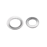 100Pcs,Stainless,Steel,Tooth,Washers,Ribbed,Safety,Spring,Washer