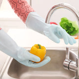 Household,Waterproof,Rubber,Cleaning,Gloves,Kitchen,Laundry,Dishes,Durable,Latex,Leather,Glove