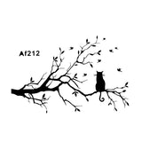 Modern,Branches,Sticker,Restaurant,Decor,Removable