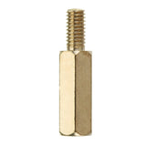 Suleve,M3BH4,100Pcs,Brass,Standoffs,Support,Spacer,Pillar,Screw,Board