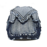 Unisex,Cotton,Denim,Jeans,Washed,Newsboy,Beret,Duckbill,Buckle,Cabbie,Women