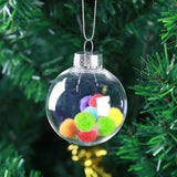 Christmas,Clear,Baubles,Shatterproof,Seamless,Plastic,Decor,Gifts