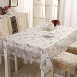 Tasteless,Waterproof,Tablecloth,Transparent,Glass,Table,Stripe,Printing