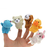 10PCS,Cartoon,Biological,Animal,Finger,Puppet,Plush,Child,Favor,Dolls,Finger,Puppets