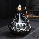 Porcelain,Backflow,Ceramic,Incense,Burner,Holder,Buddhist,Cones