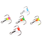 1.3cm,Colors,Treble,Hooks,Winter,Fishing,Strong,Sharp,Fishing